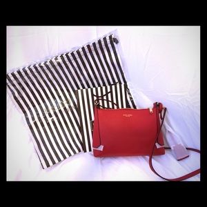 NEW! RED HENRI BENDEL RIVINGTON CROSSBODY
